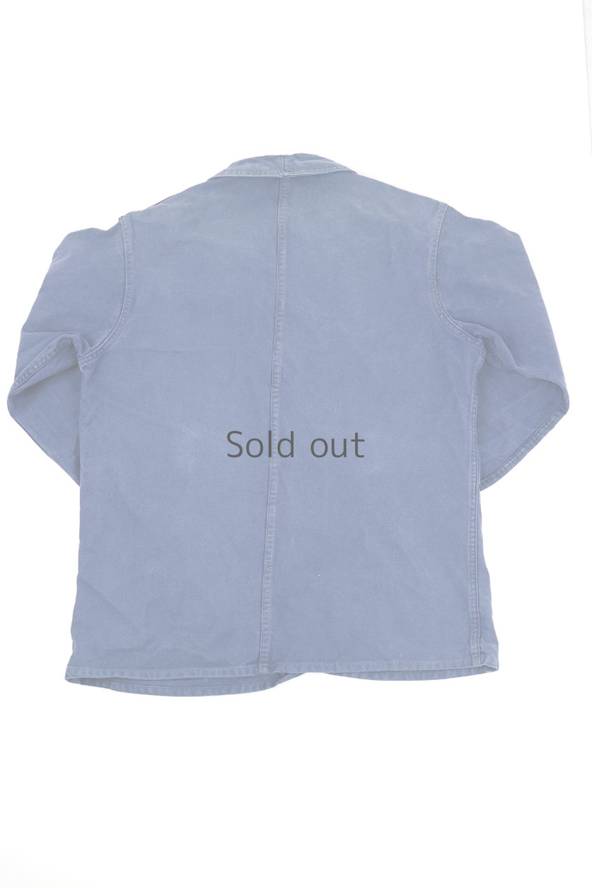 画像2: 【フランス】1960年代頃のブルーコットンワークジャケット（LE DIABLE ROUGE） (2)