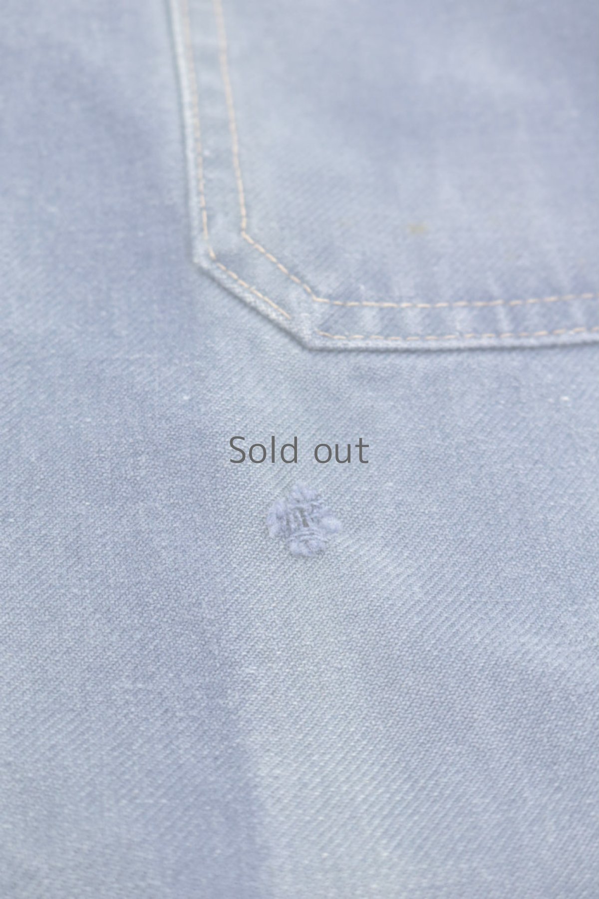 画像9: 【フランス】1960年代頃のブルーコットンワークジャケット（LE DIABLE ROUGE） (9)