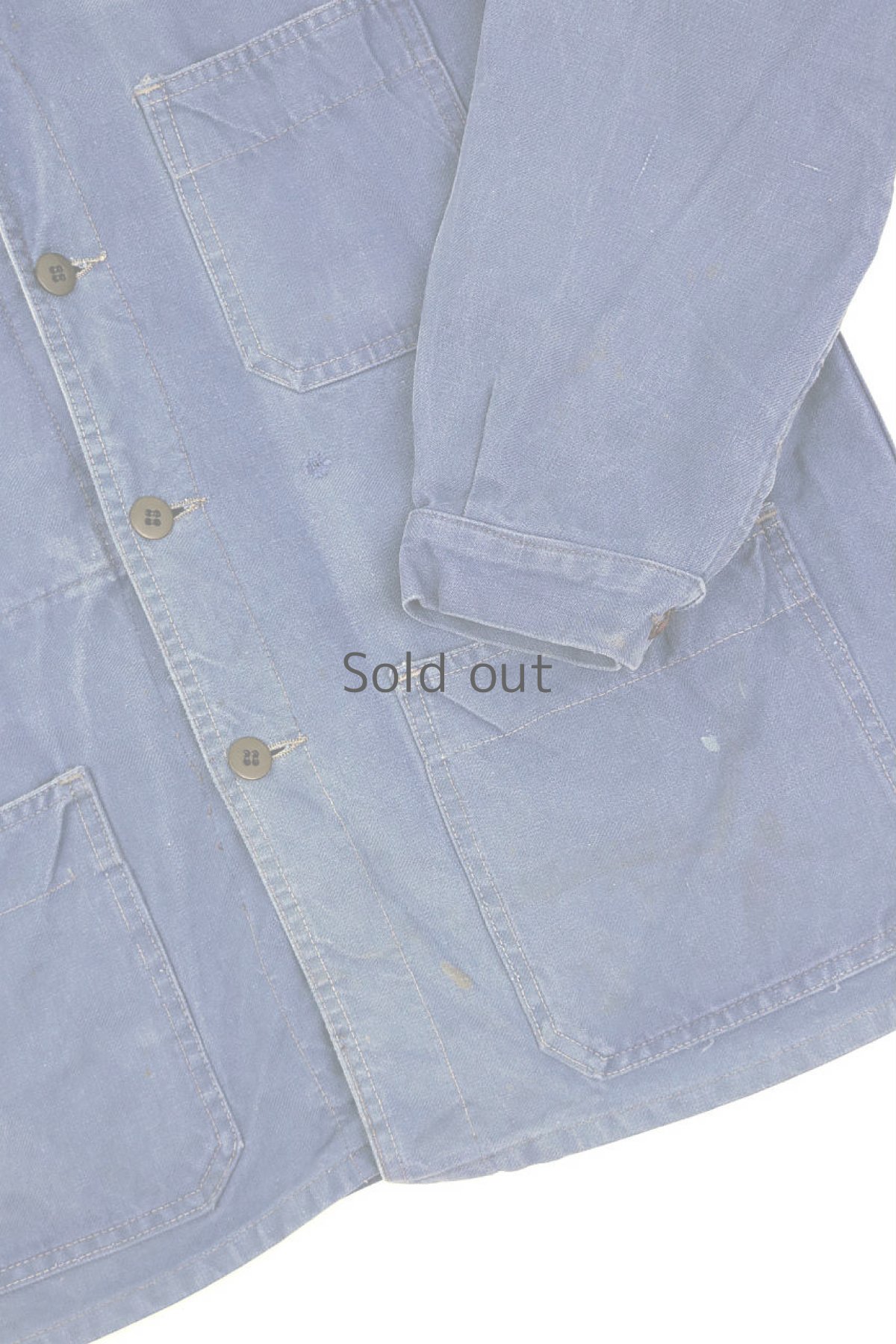 画像6: 【フランス】1960年代頃のブルーコットンワークジャケット（LE DIABLE ROUGE） (6)