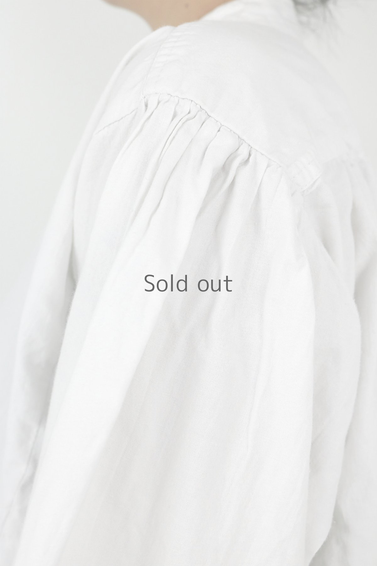 画像9: 【オーストリア】ビンテージ　ホワイトスモックシャツ（チロルブラウス） (9)