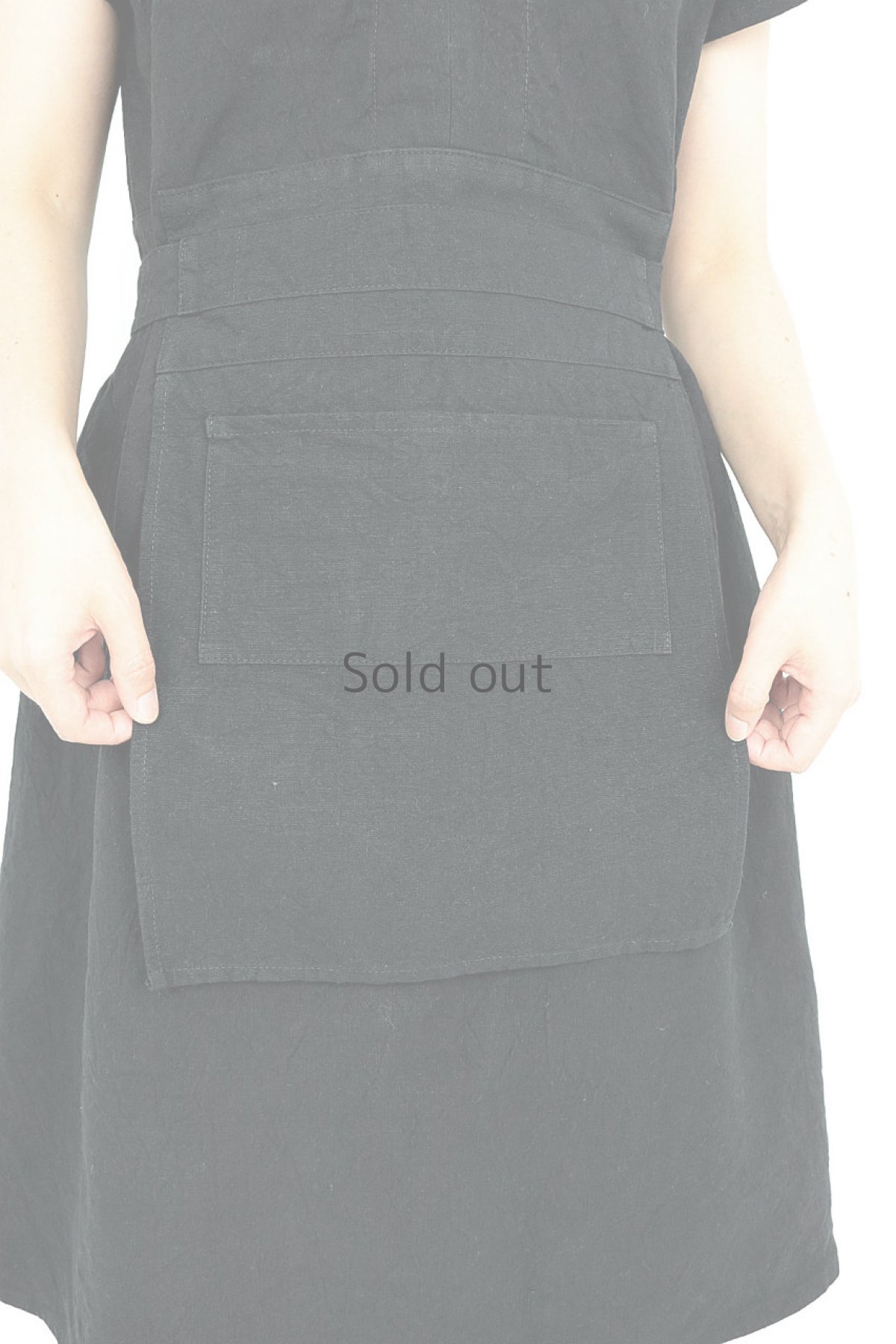 画像6: 【ササキチホ】インスピレーション　メディカルワークドレス（黒染め） (6)