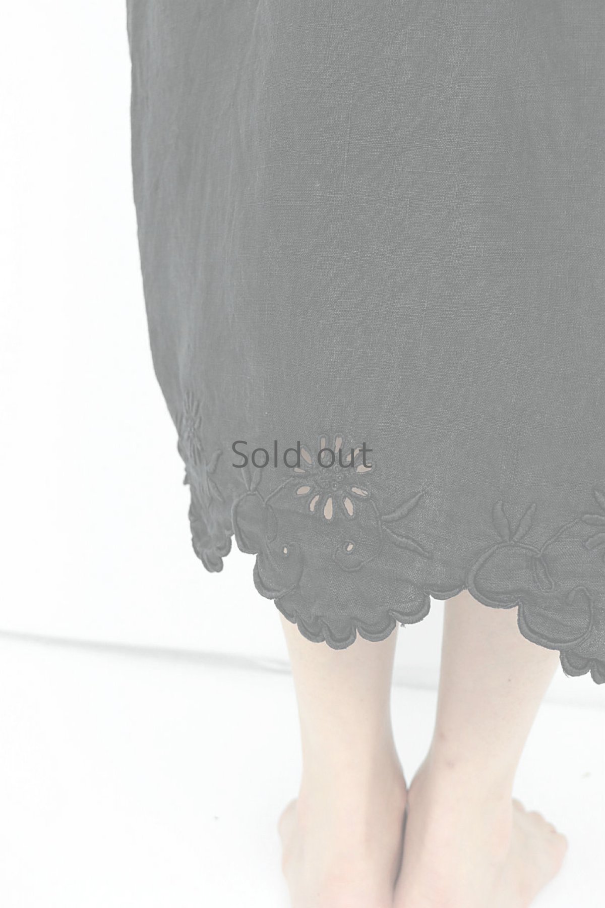 画像15: 【ササキチホ】インスピレーション　ハンティングベストドレス（黒染） (15)