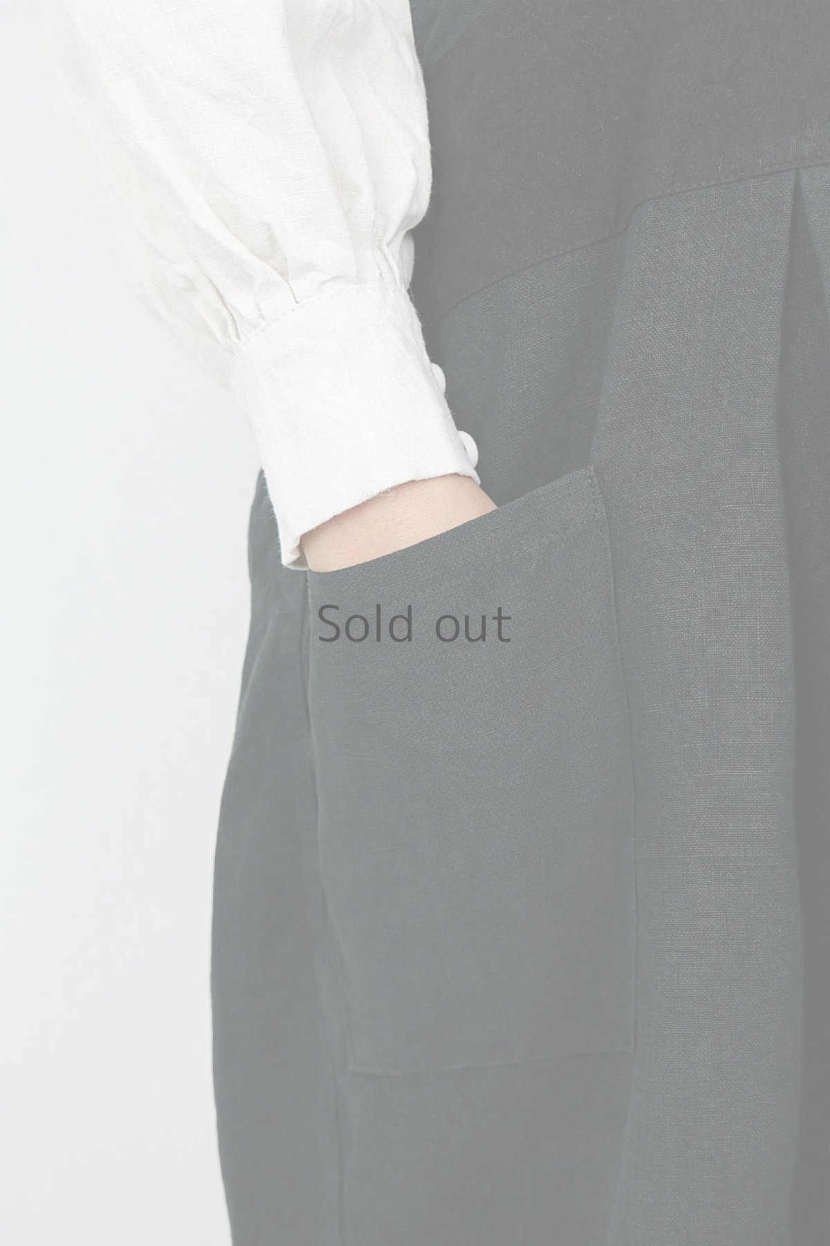 画像7: 【ササキチホ】インスピレーション　ハンティングベストドレス（黒染） (7)