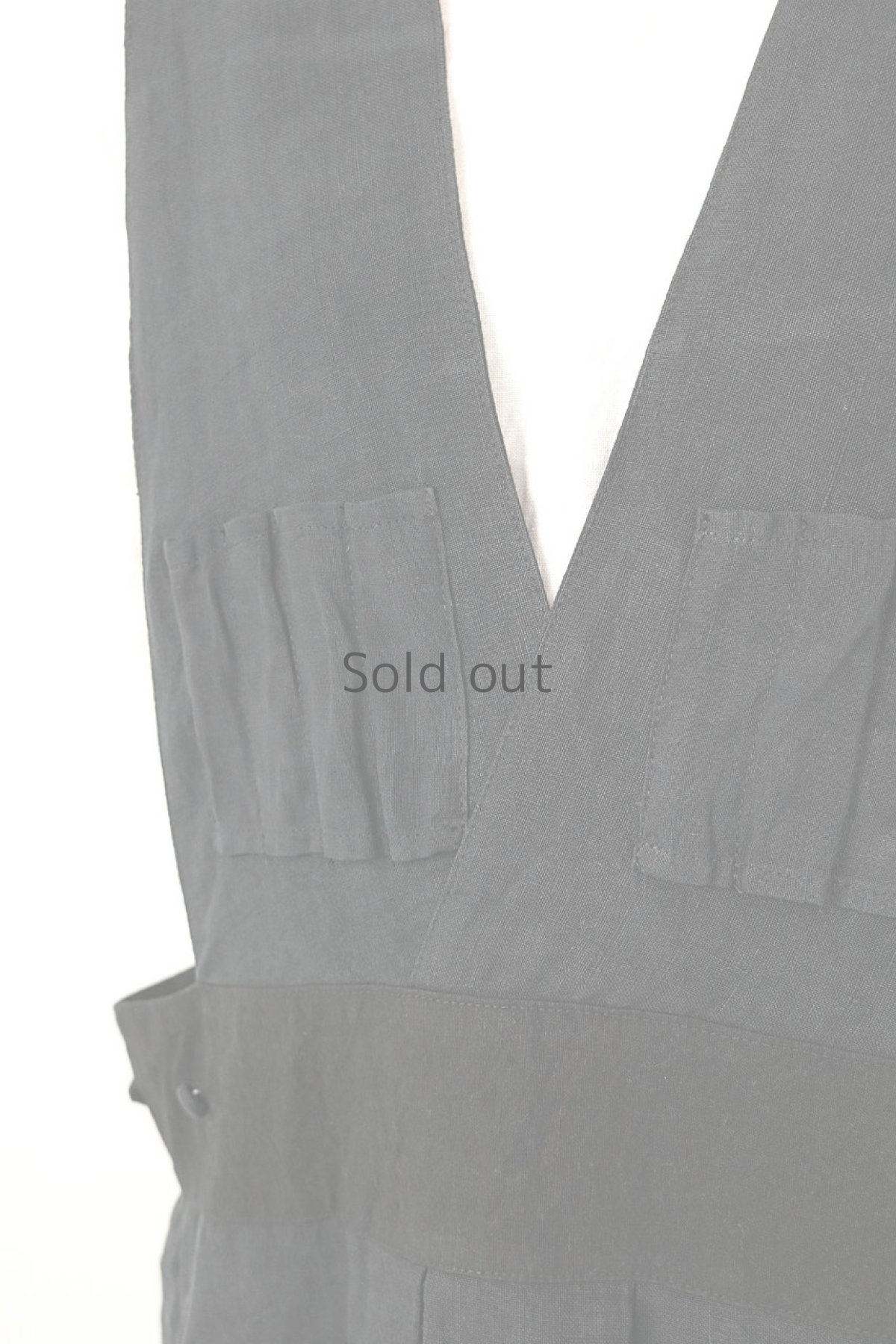 画像5: 【ササキチホ】インスピレーション　ハンティングベストドレス（黒染） (5)