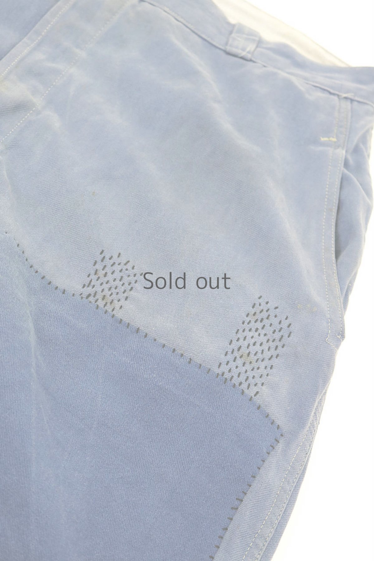 画像8: 【MITSUGU SASAKI】ビンテージ×リメイク　パッチワーク　ワークパンツ(LE VETENENT ATLANTIQUE) (8)