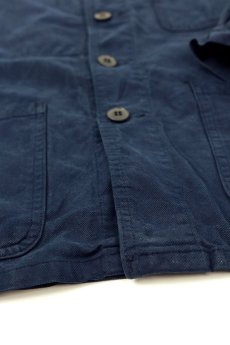 画像5: 【フランス】ビンテージ×染め　1960年代頃のコットンワークジャケット（青藍色） (5)