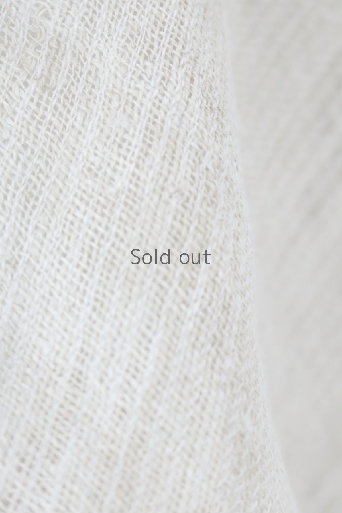 画像9: 【ササキチホ】古布　蚊帳のウエストベルト付きカレンシャツ (9)