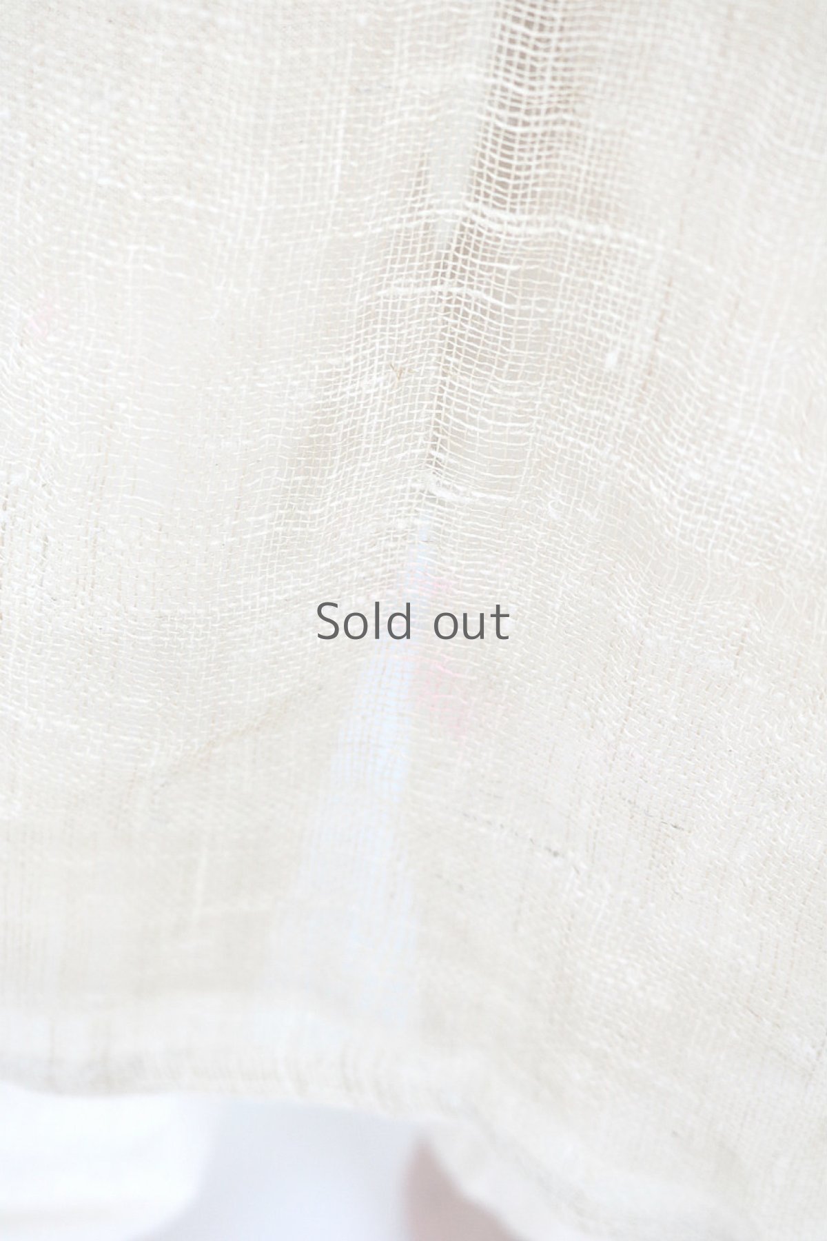 画像15: 【ササキチホ】古布　蚊帳のシースルージャンパースカート (15)