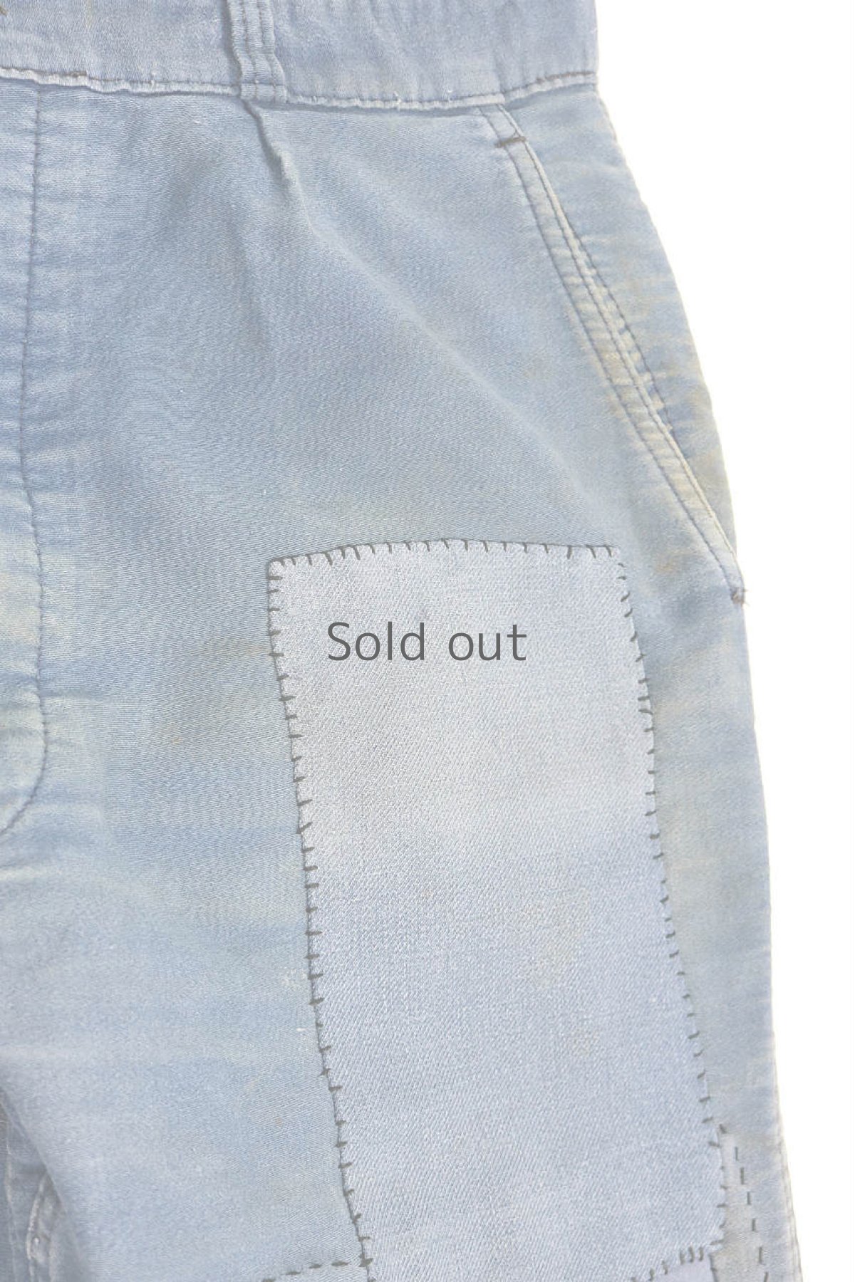 画像3: 【MITSUGU SASAKI】ビンテージ×リメイク　パッチワーク　モールスキンワークパンツ (3)