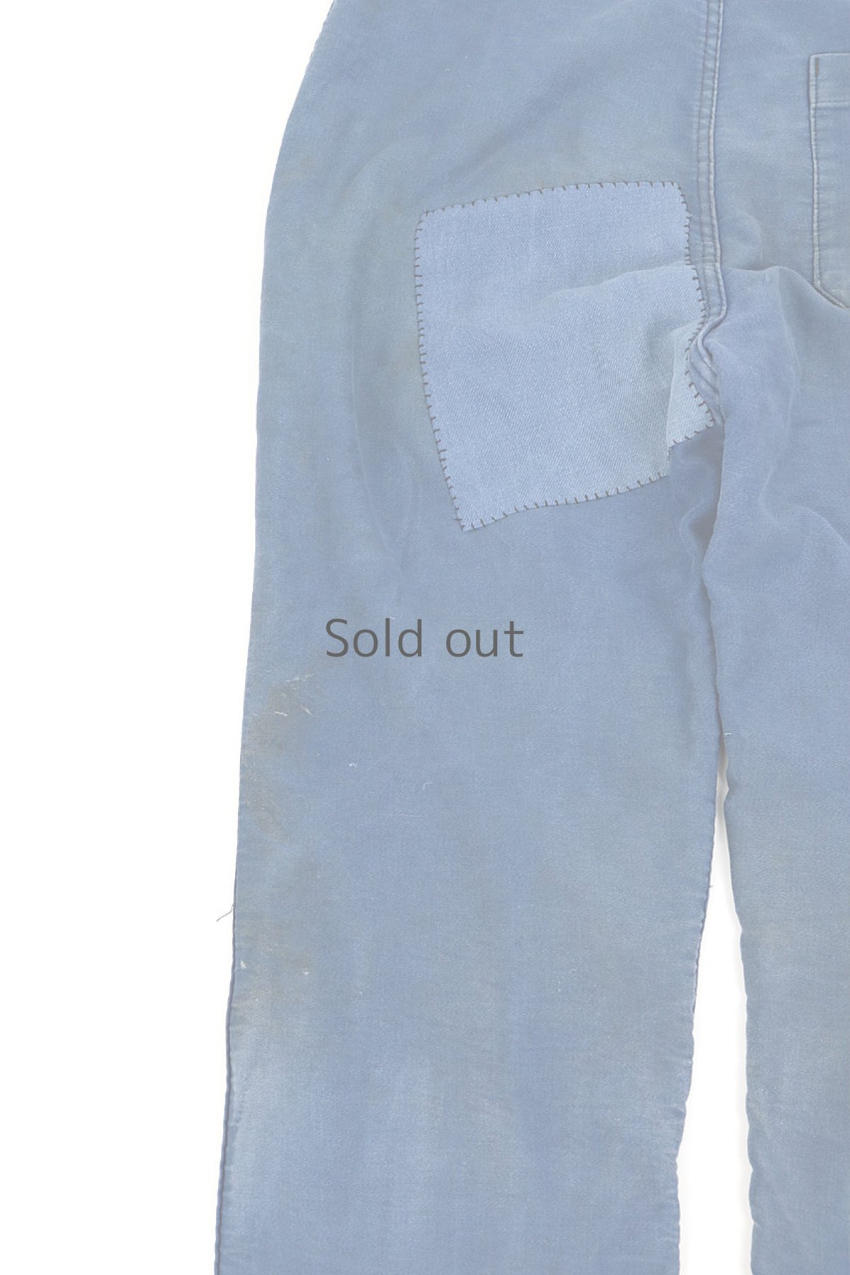 画像13: 【MITSUGU SASAKI】ビンテージ×リメイク　パッチワーク　モールスキンワークパンツ (13)