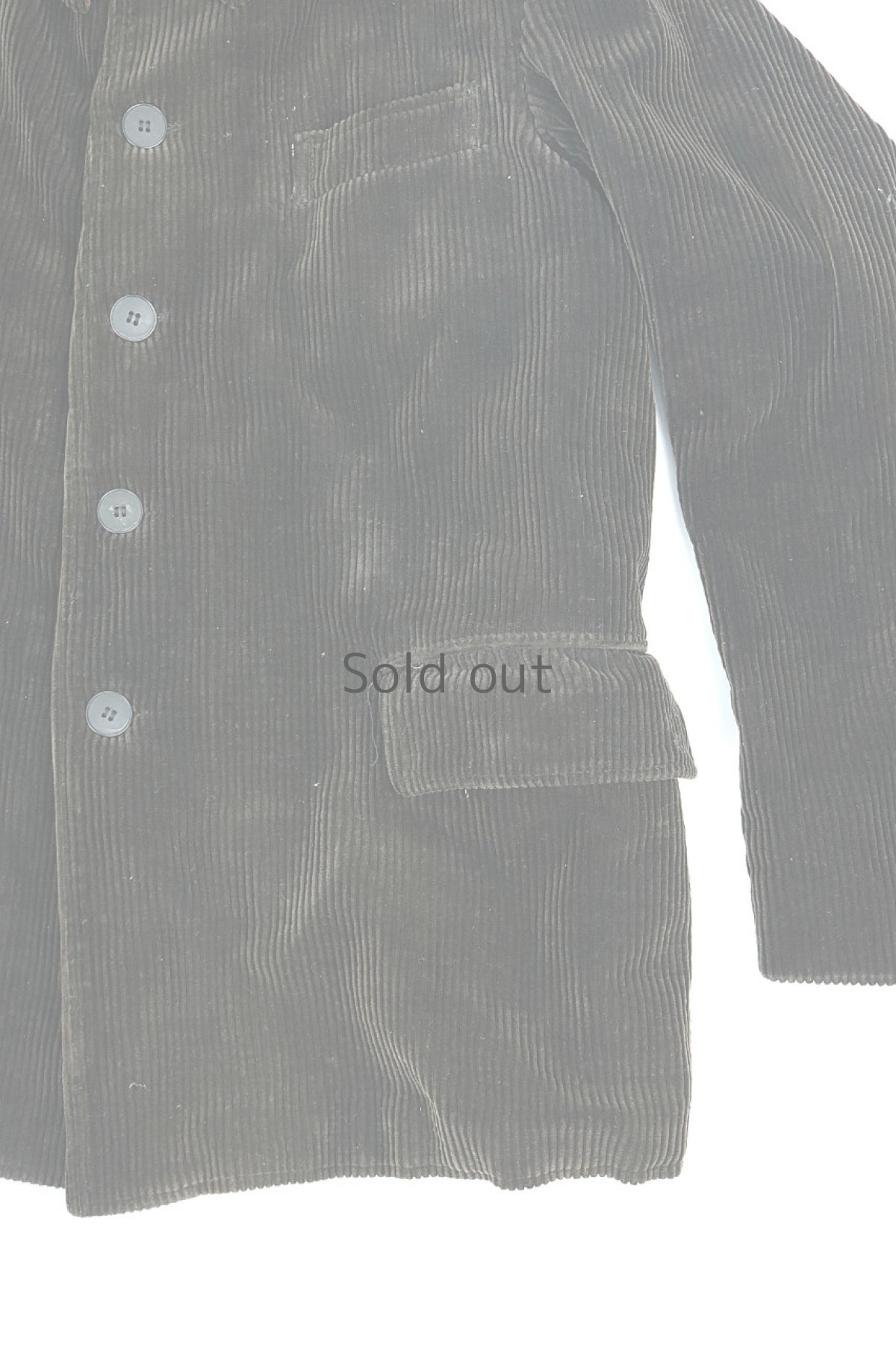 画像4: 【フランス】1950年代頃の太畝コーデュロイ　ファーマーズジャケット（LE MONT ST MICHEL） (4)