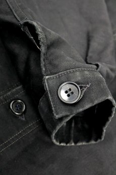 画像8: 【フランス】1950年代頃のブラックモールスキンワークジャケット（Pubure & Peverchere） (8)