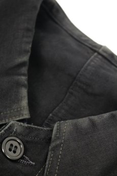 画像3: 【フランス】1950年代頃のブラックモールスキンワークジャケット（Pubure & Peverchere） (3)