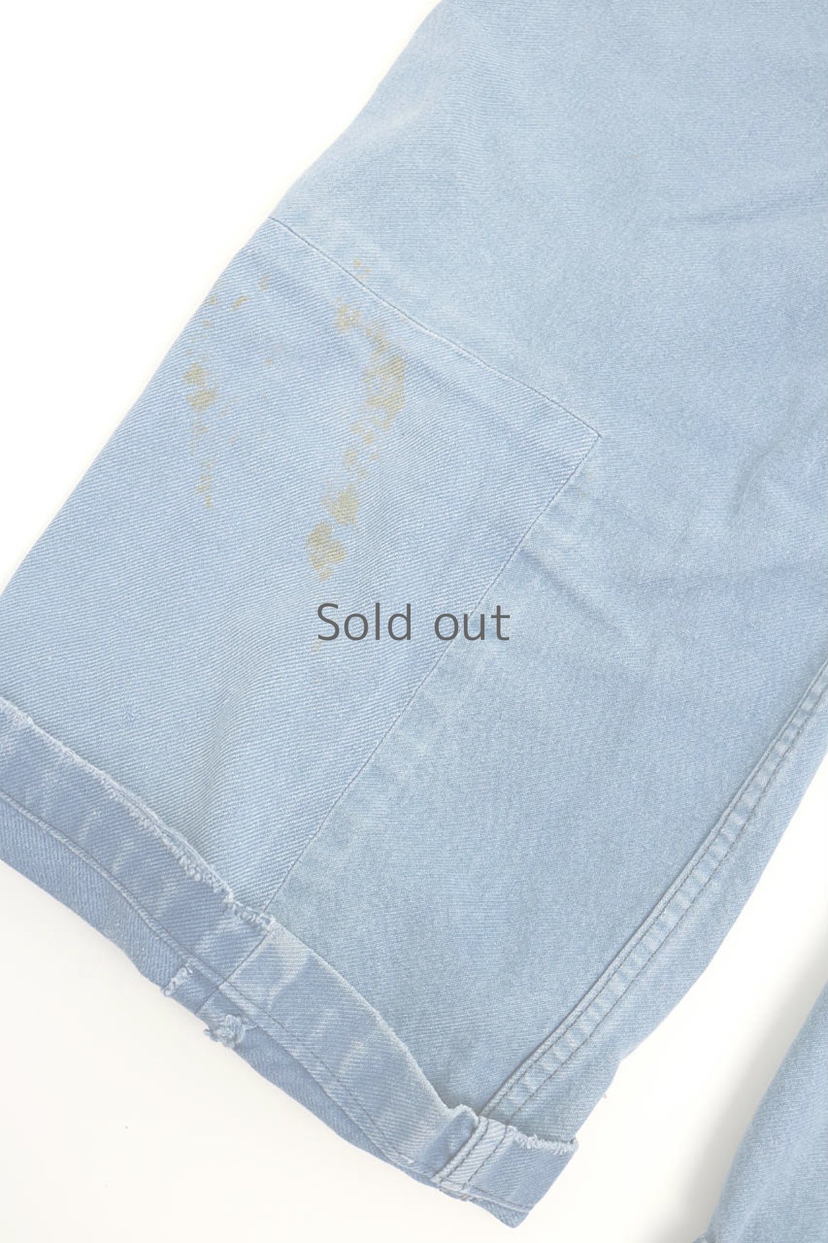 画像11: 【MITSUGU SASAKI】ビンテージ×リメイク　パッチワーク　ワークパンツ(ウエストひも） (11)