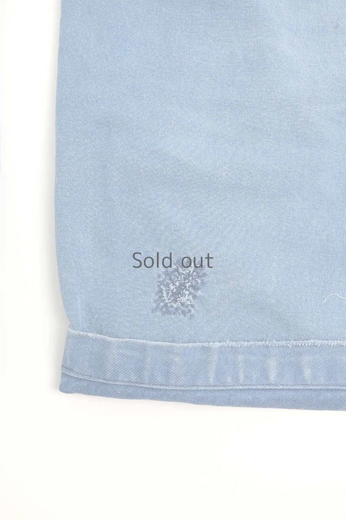 画像12: 【MITSUGU SASAKI】ビンテージ×リメイク　パッチワーク　ワークパンツ(ウエストひも） (12)