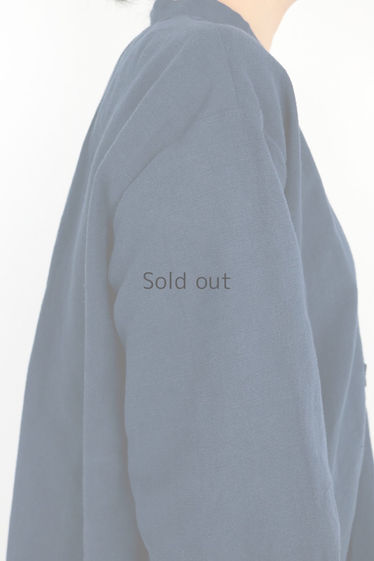 画像9: 【ササキチホ】インスピレーション　スモックシャツドレス（青藍色染め） (9)