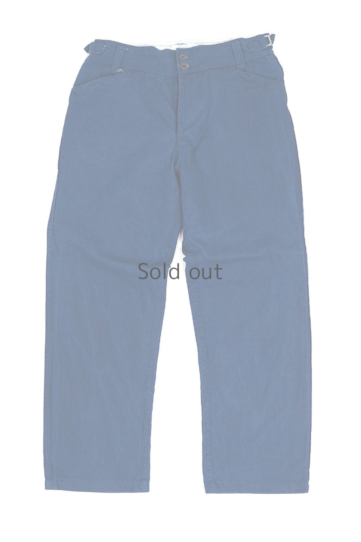 画像4: 【中国】デッドストック　チャイナワークジャケット＆パンツ　セットアップ（インディゴ） (4)