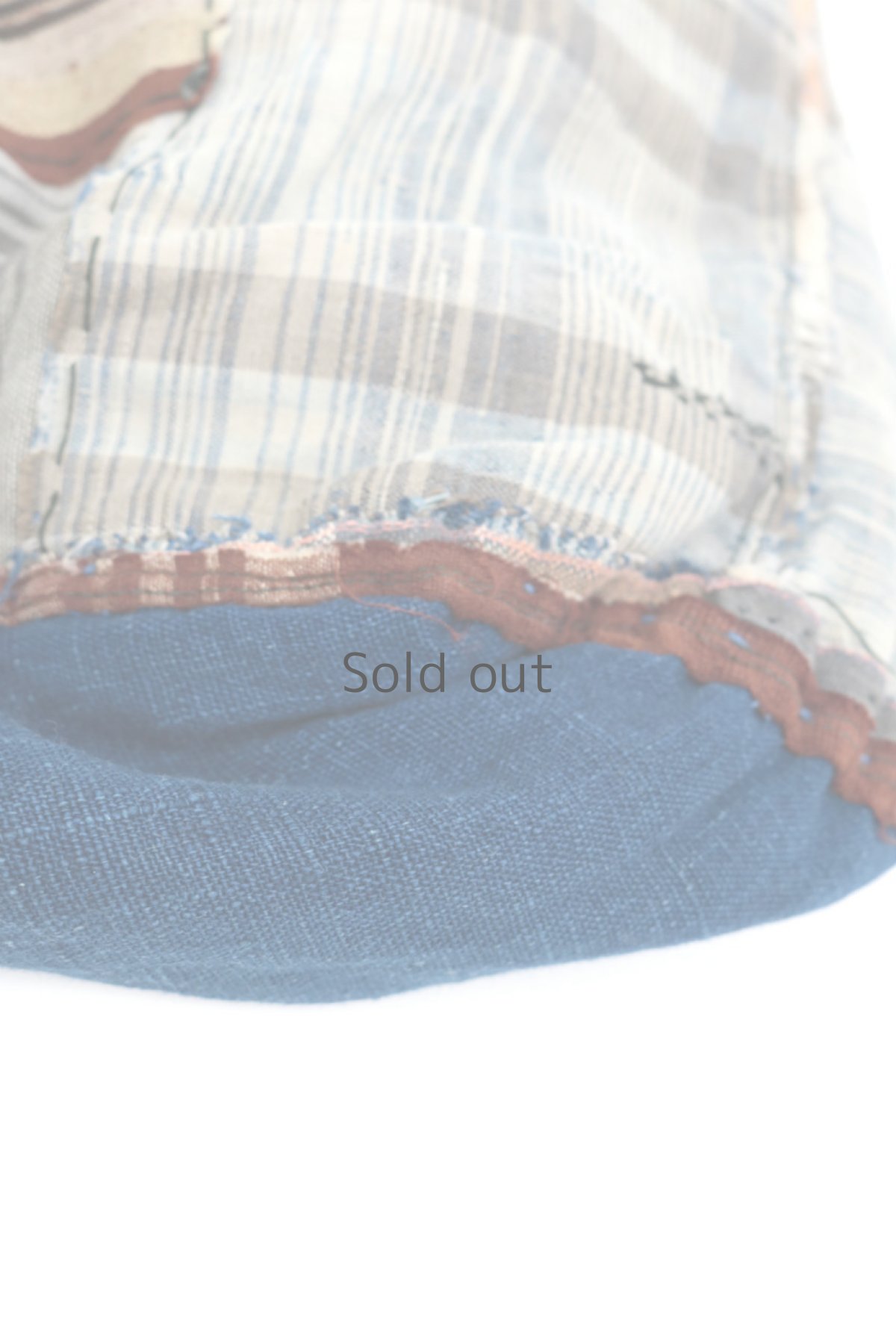 画像8: 【桃雪】襤褸古布　おおらかバッグ（うっとり残糸織り） (8)