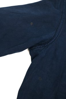 画像9: 【フランス】ビンテージ×染め　1960年代頃のコットンワークジャケット（青藍色） (9)
