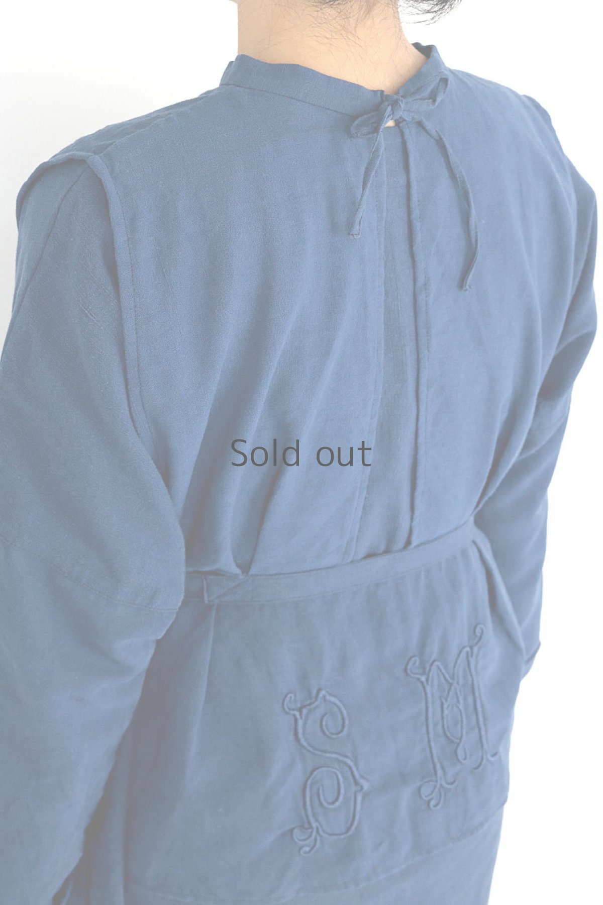 画像12: 【ササキチホ】インスピレーション　修道女のドレス（青藍色染め） (12)