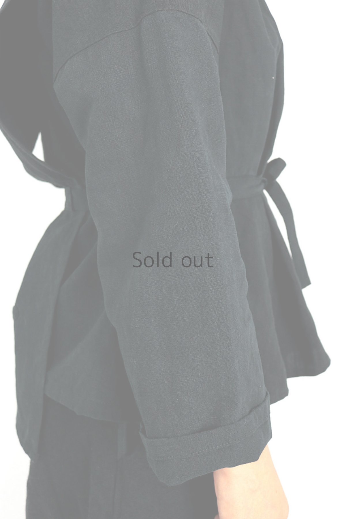 画像10: 【ササキチホ】インスピレーション　修道女のシャツ（黒色染め） (10)