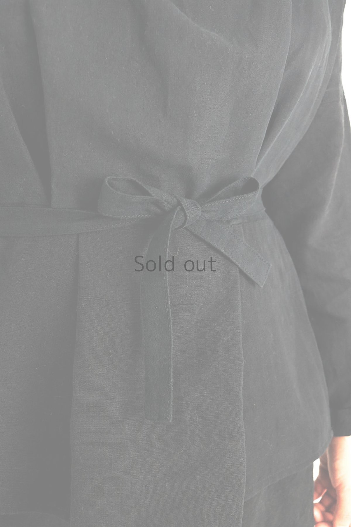 画像9: 【ササキチホ】インスピレーション　修道女のシャツ（黒色染め） (9)