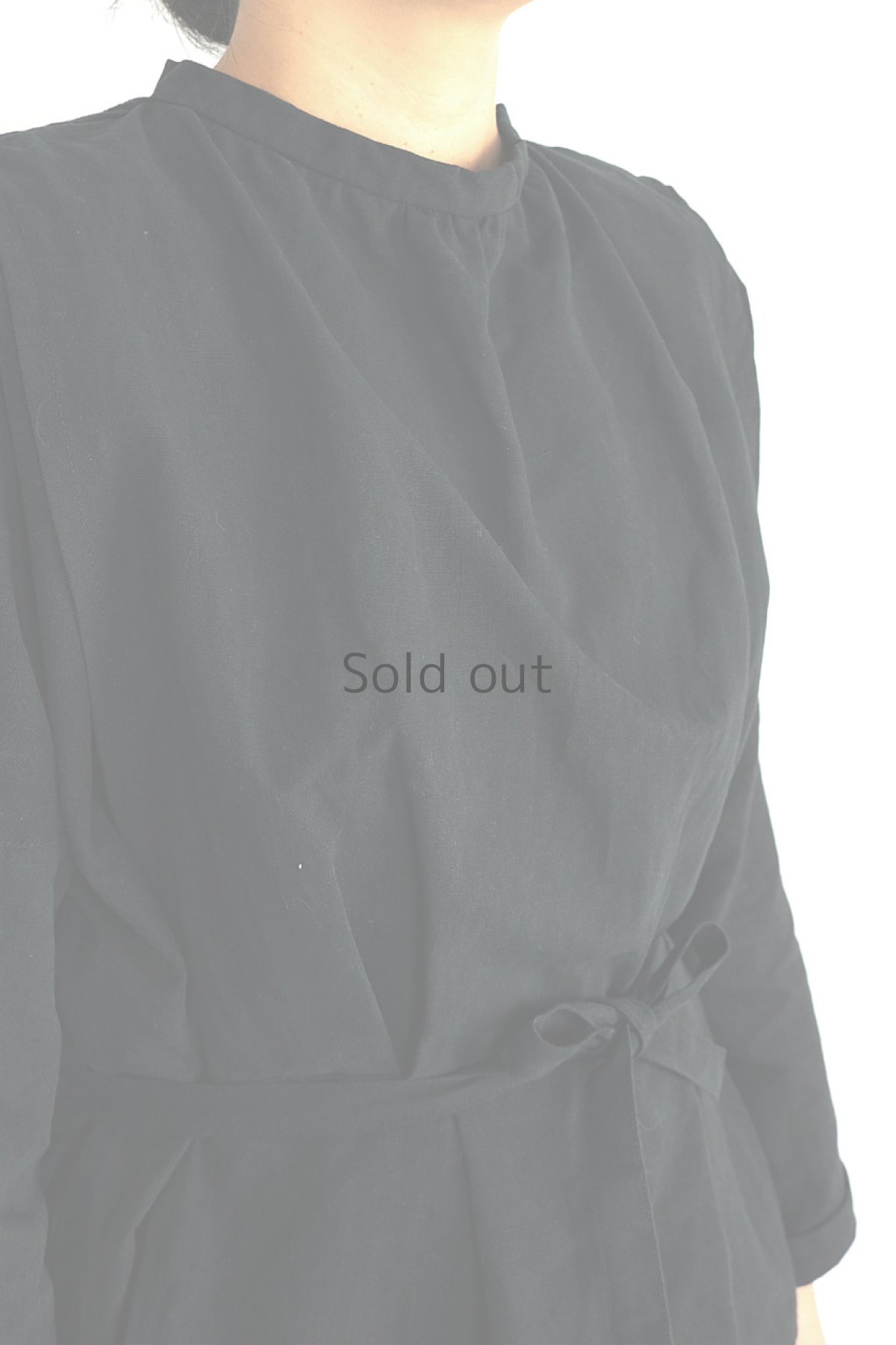 画像8: 【ササキチホ】インスピレーション　修道女のシャツ（黒色染め） (8)