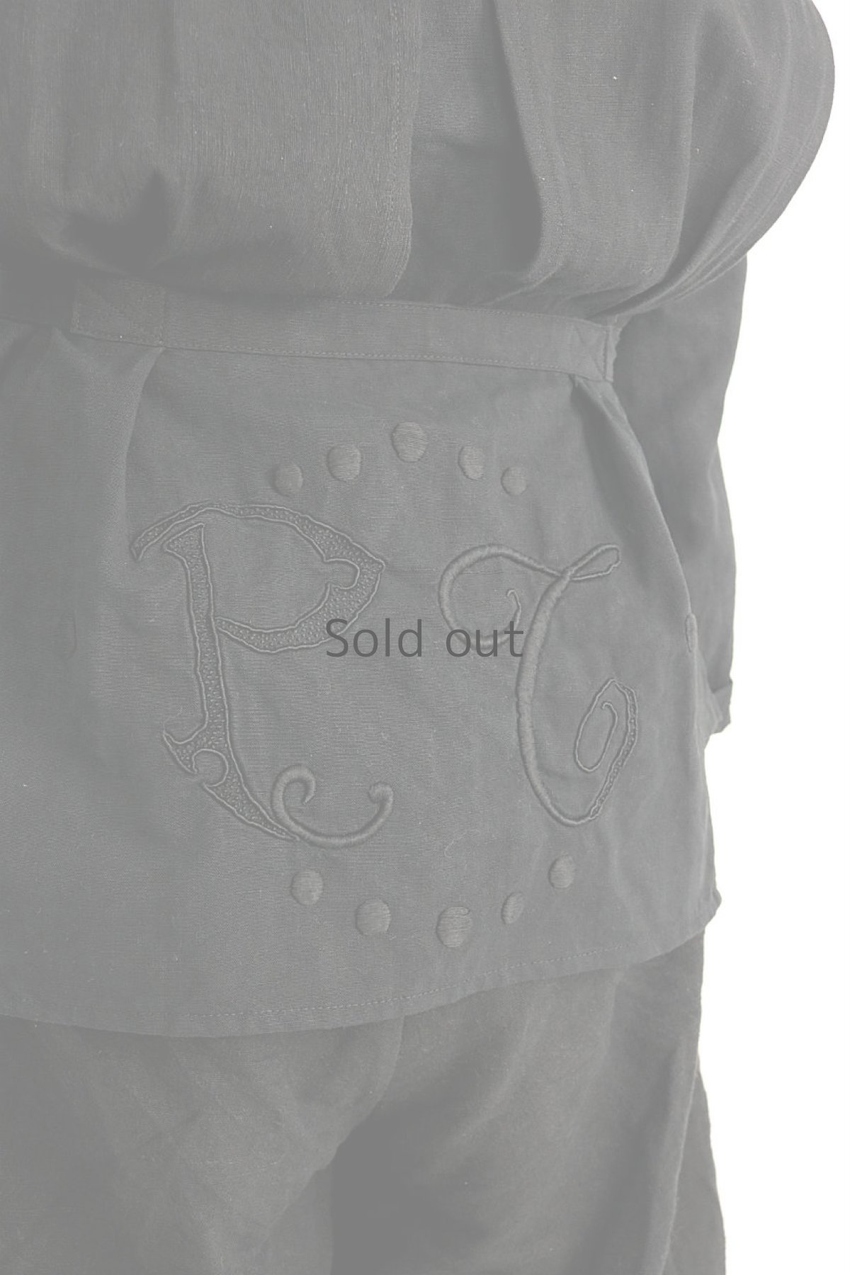 画像12: 【ササキチホ】インスピレーション　修道女のシャツ（黒色染め） (12)