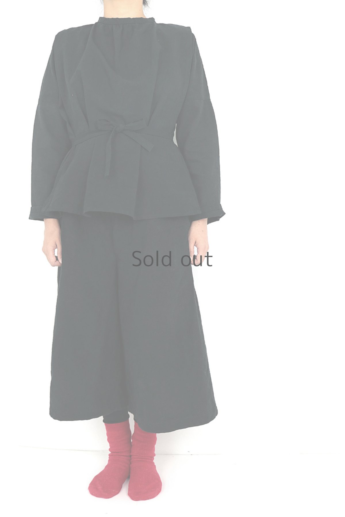 画像7: 【ササキチホ】インスピレーション　修道女のシャツ（黒色染め） (7)