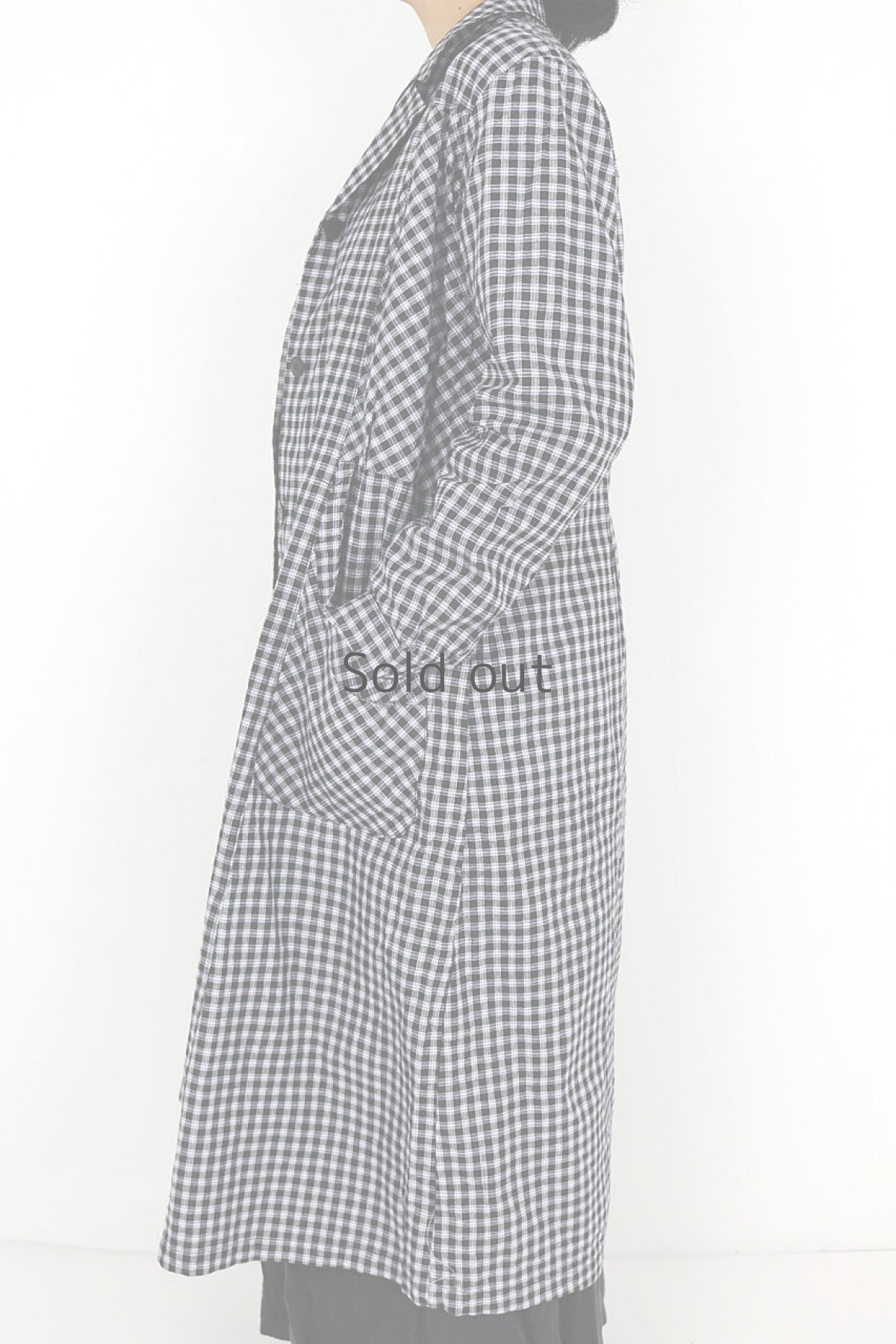 画像4: 【フランス】1960年代頃のパープルチェックワークコート（未使用品） (4)