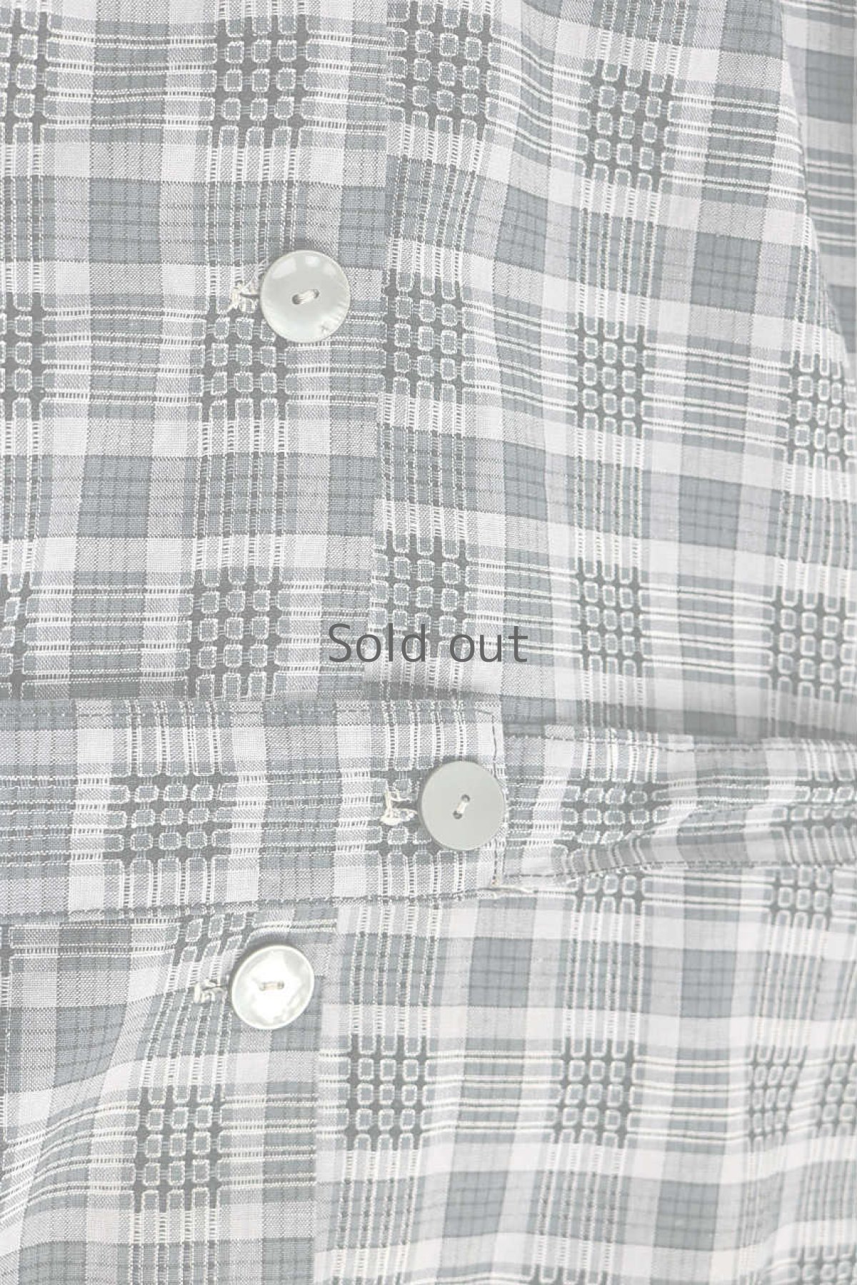 画像8: 【フランス】1950年代頃のグレーチェックワークドレス (8)