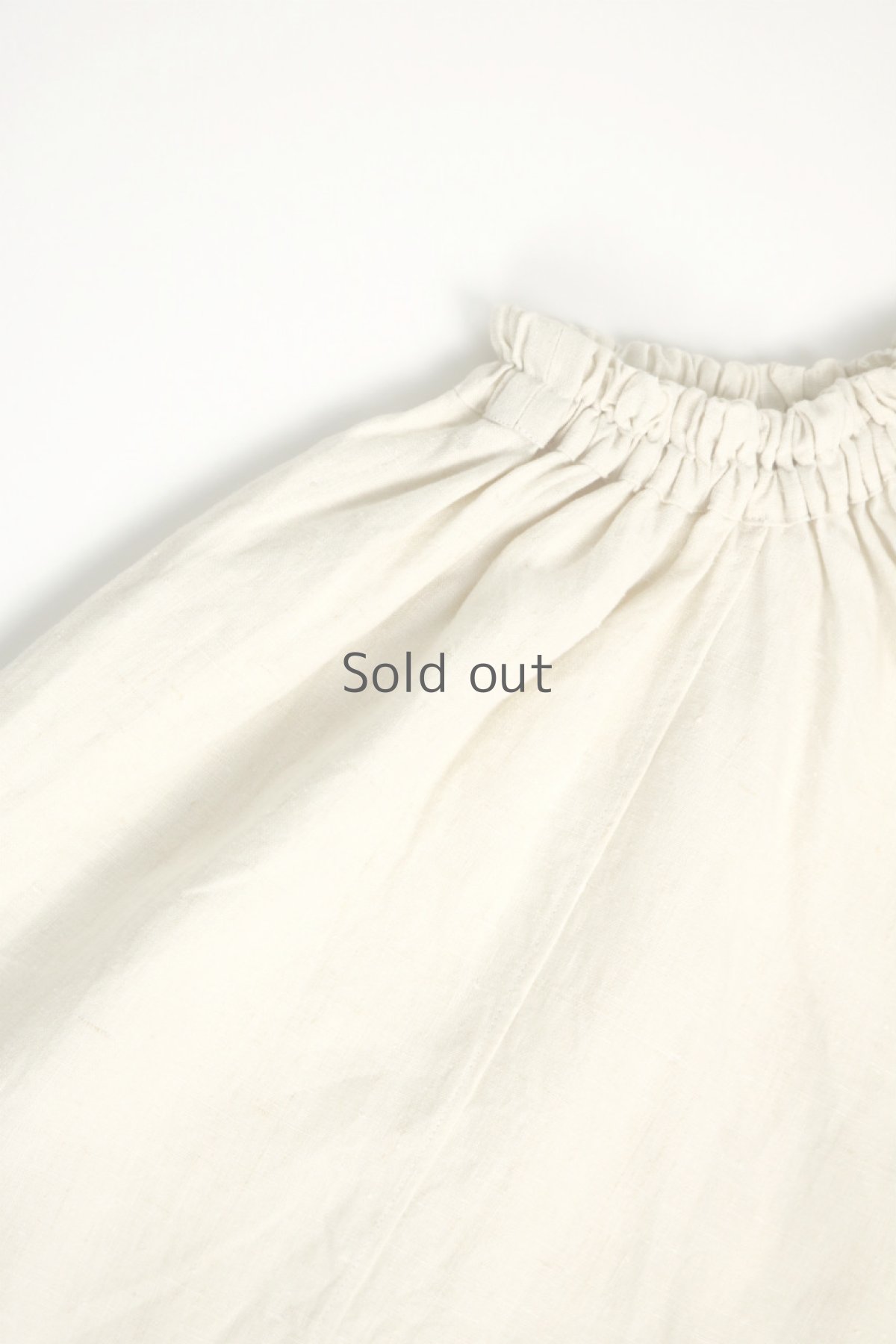 画像8: 【ササキチホ】アンティークリネン　たっぷりパンツ（生成り色） (8)