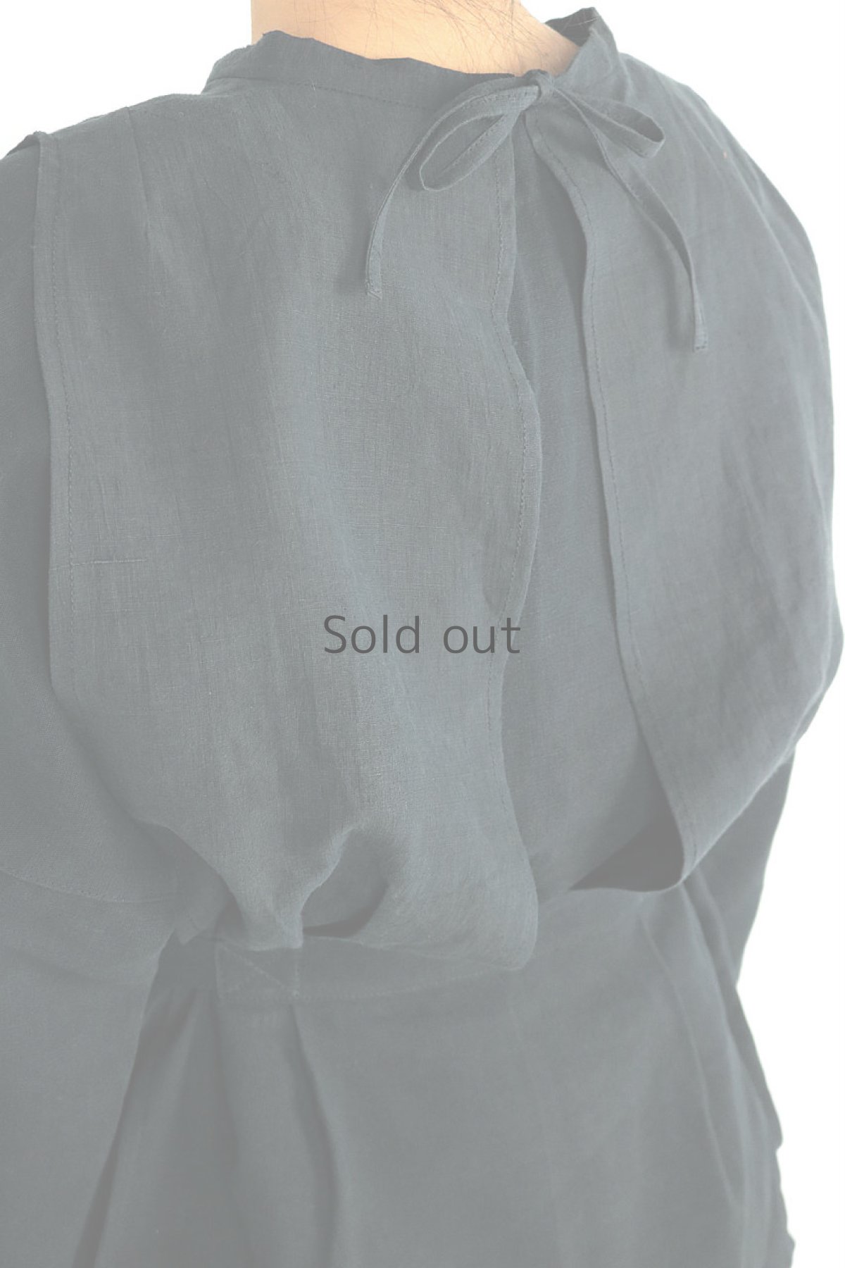 画像12: 【ササキチホ】インスピレーション　修道女のシャツ（黒色染め） (12)