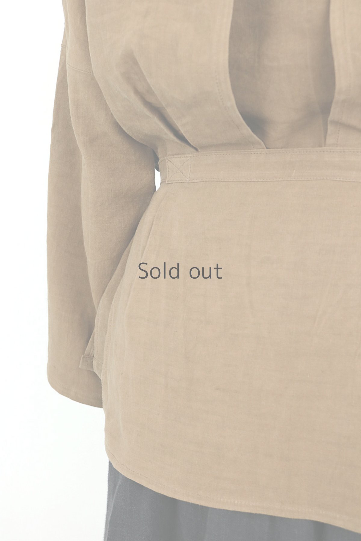 画像12: 【ササキチホ】インスピレーション　修道女のシャツ（茶色染め） (12)