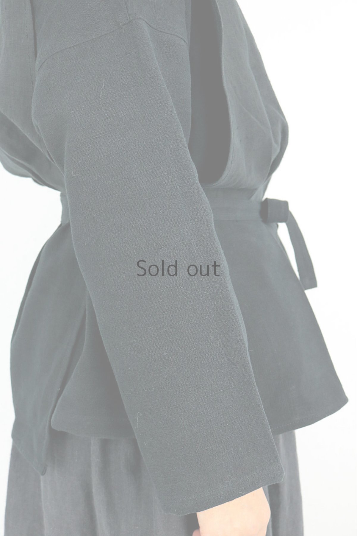 画像11: 【ササキチホ】インスピレーション　修道女のシャツ（黒色染め） (11)