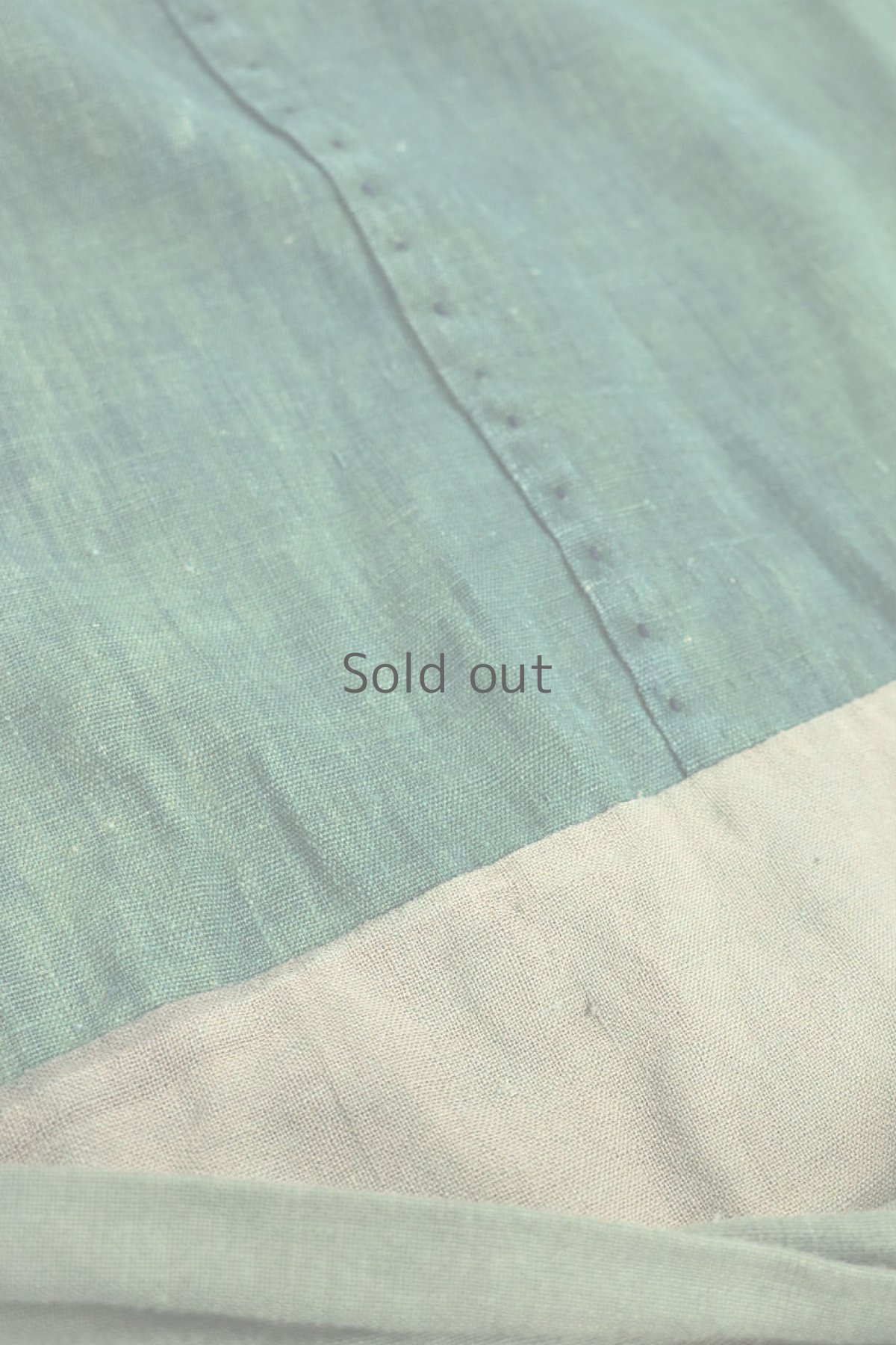 画像16: 【ササキチホ】古布　風呂敷のエプロンワンピース（ウコン） (16)