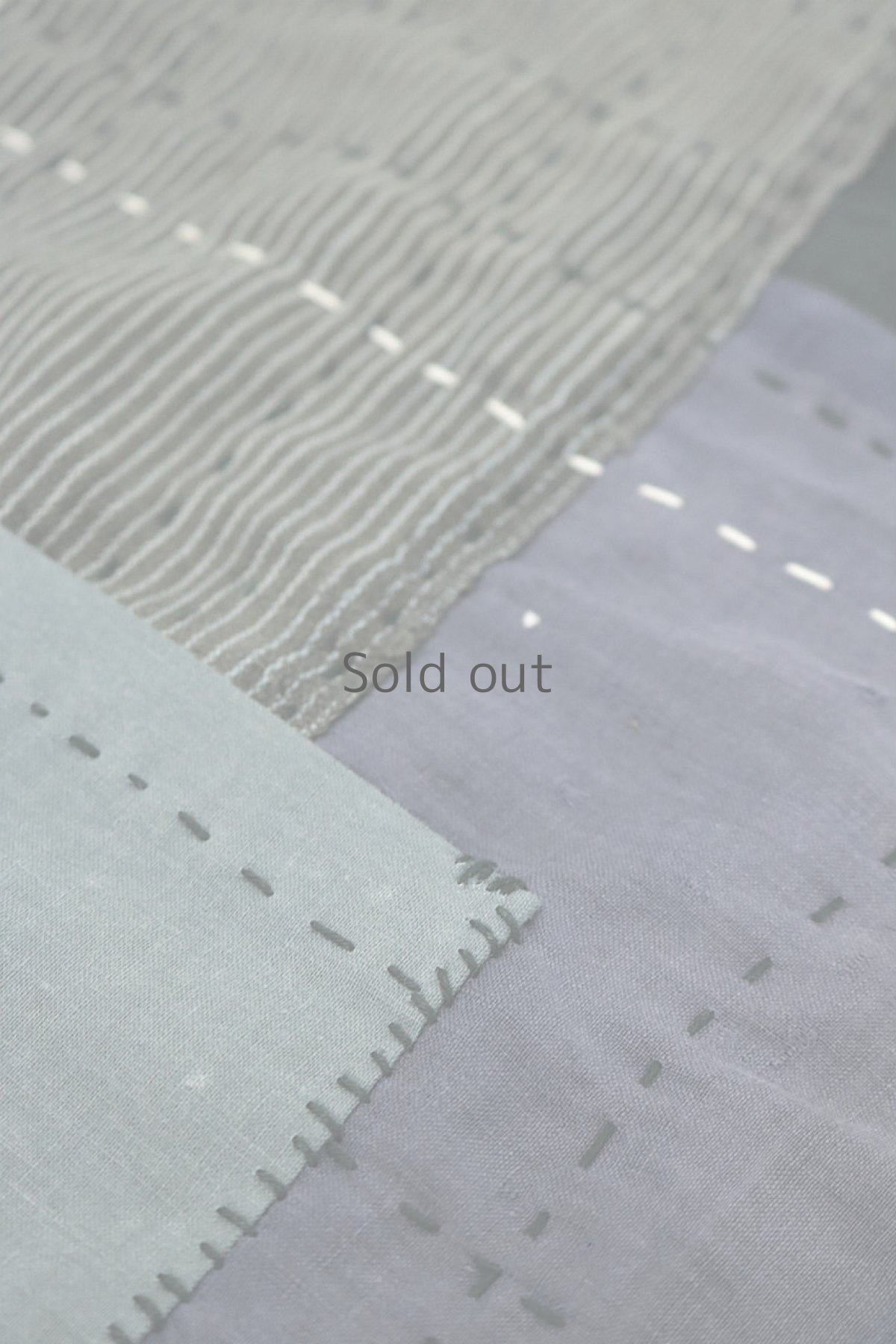 画像3: 【MITSUGU SASAKI】アンティークリネン×古布×染　うわっぱり（黒色） (3)