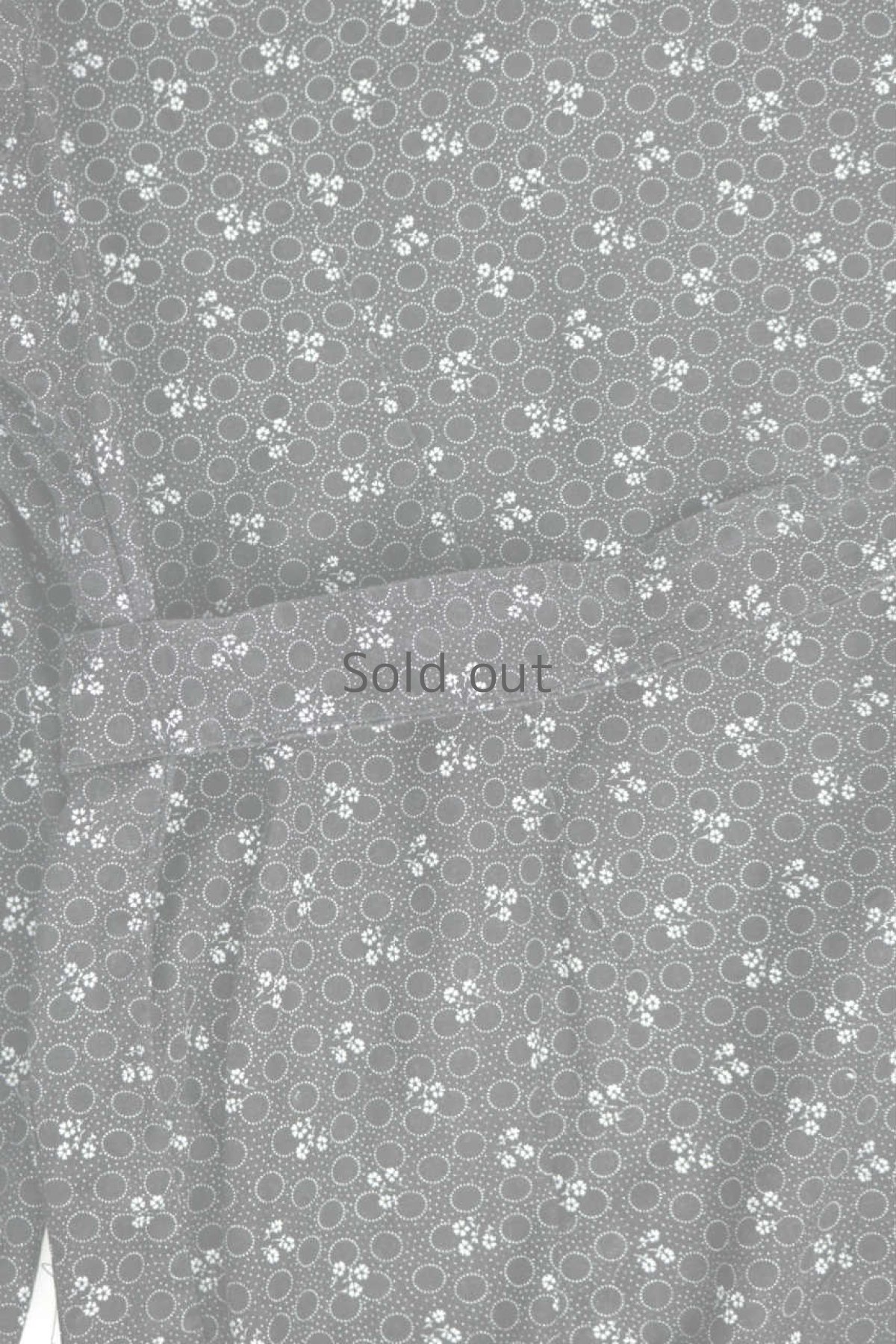 画像13: 【フランス】1950年代頃のブラックワークコート（小花柄） (13)