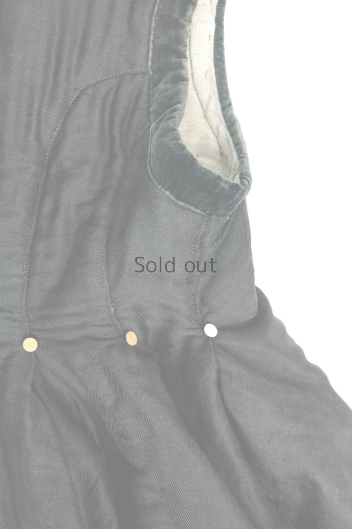 画像18: 【ウクライナ】アンティーク　伝統衣装のベスト（ブラック） (18)