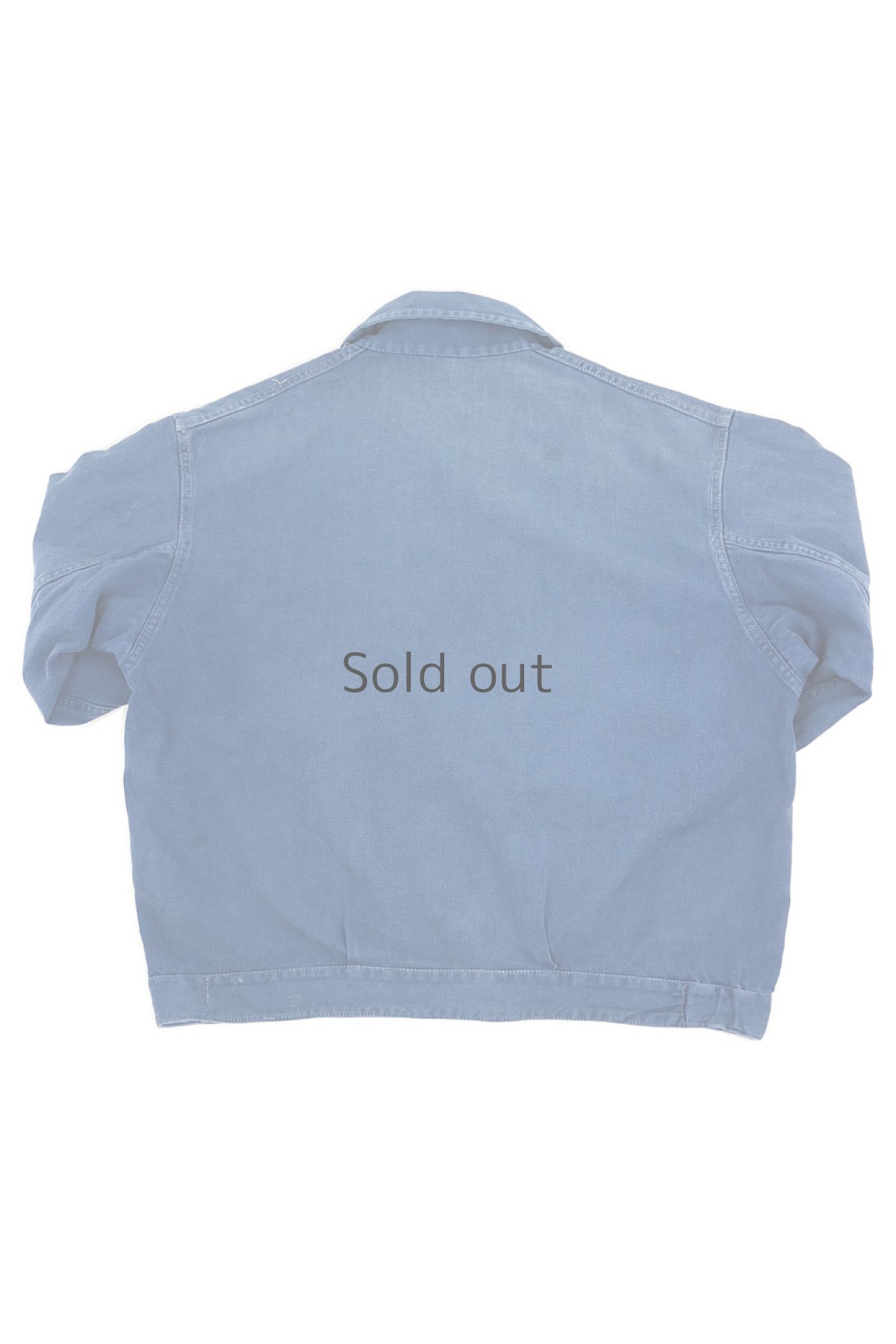 画像2: 【フランス】1960年代頃のジップアップ　ワークブルゾン (2)