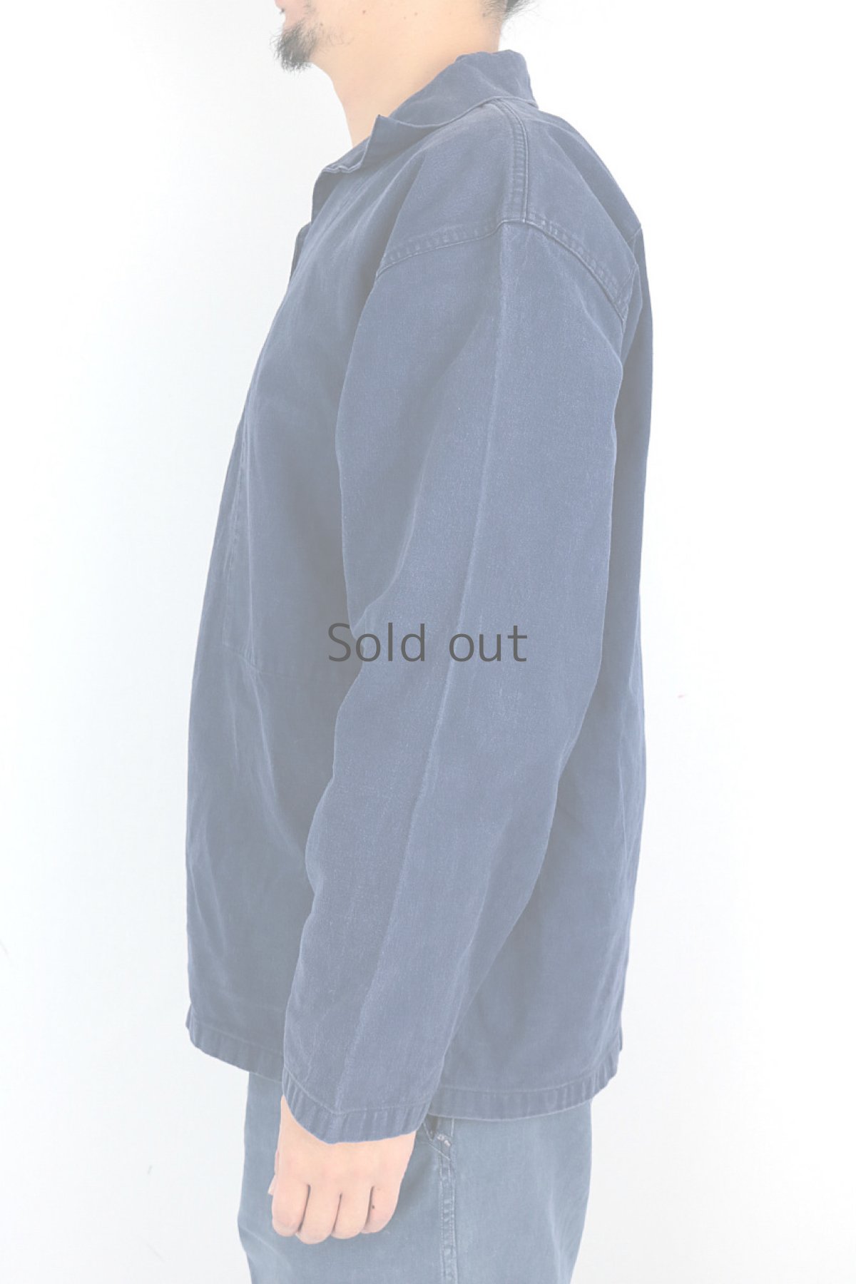 画像4: 【フランス】ビンテージ　セーラーワークシャツ（Le Glazik） (4)