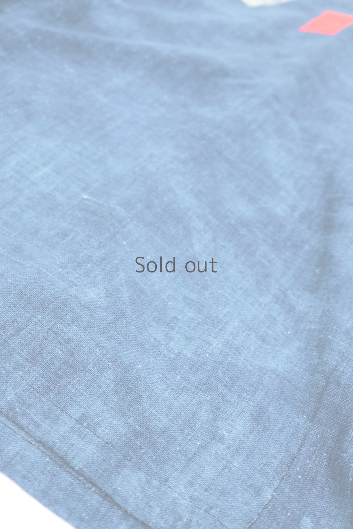 画像9: 【ササキチホ】藍染古布　ひらひらバルーン袖ブラウス (9)