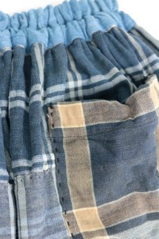 画像12: 【ササキチホ】農婦シリーズ　浅葱色の藍染スカート（リバーシブル） (12)