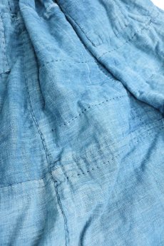 画像8: 【ササキチホ】農婦シリーズ　浅葱色の藍染スカート（リバーシブル） (8)