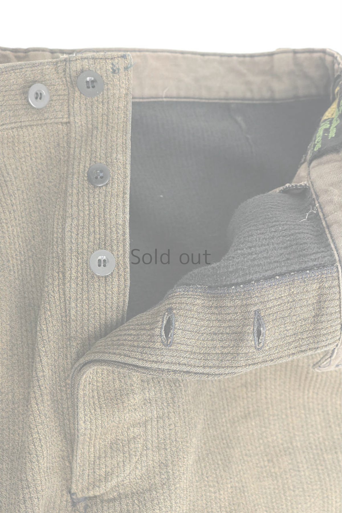 画像8: 【フランス】１９５０年代頃のコットンピケワークパンツ（Le Meilleur d'Amiens） (8)