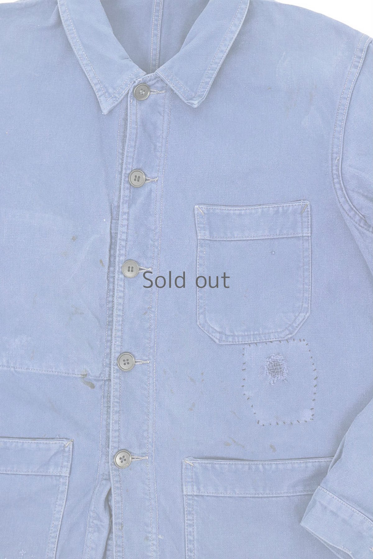 画像6: 【フランス】1960年代頃のブルーコットンワークジャケット（VULCAIN） (6)