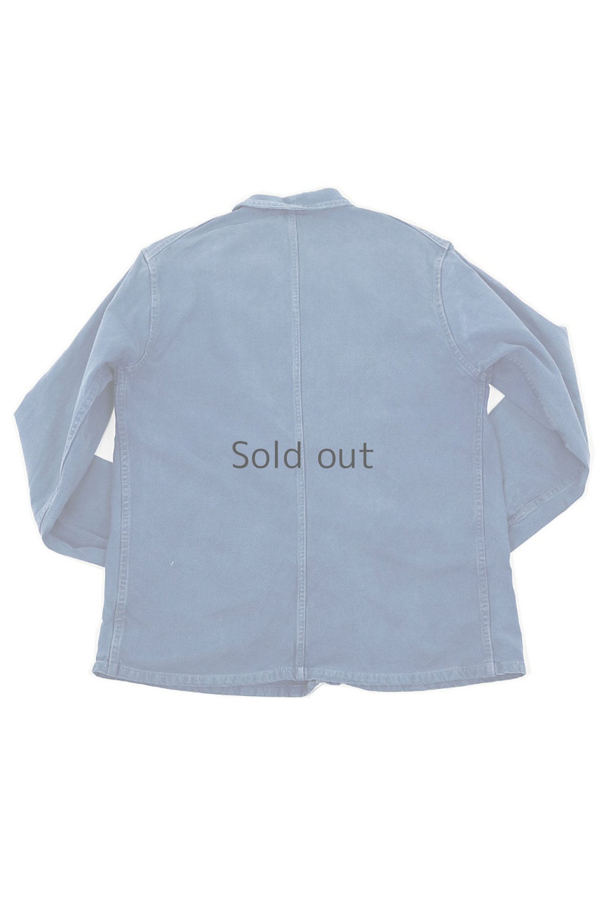 画像2: 【フランス】1960年代頃のブルーコットンワークジャケット（VULCAIN） (2)