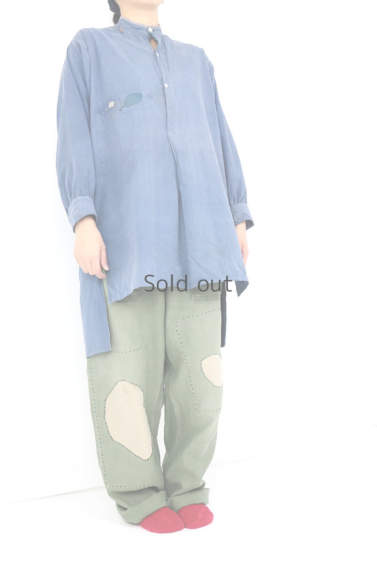 画像3: 【MITSUGU SASAKI】ビンテージリメイク　パッチワーク　ミリタリーパンツ（アメリカ軍） (3)