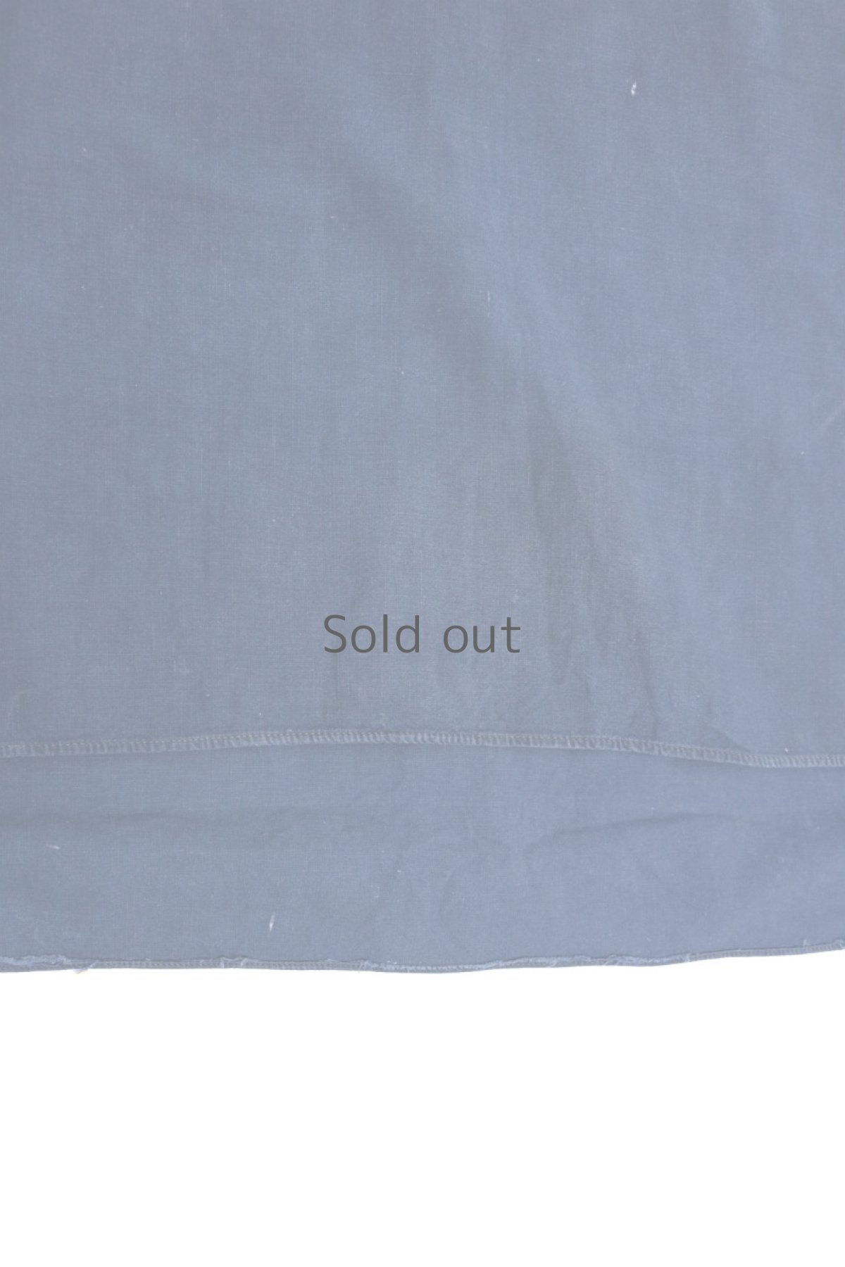 画像11: 【フランス】1940年代ブルーコットンプルオーバーロングシャツ(イニシャルGS) (11)