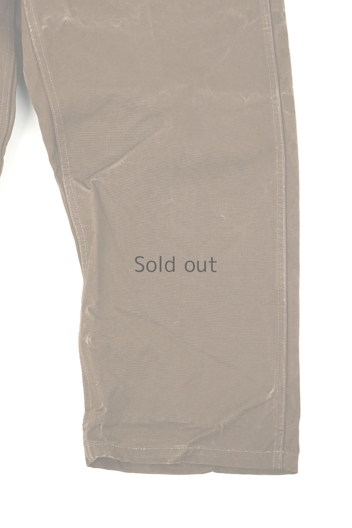 画像6: 【フランス】1960年代頃のブラウンダック　レイルウェイワークパンツ（１ウォッシュ） (6)